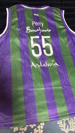 Camiseta Basket Unicaja Málaga Talla M Niño
