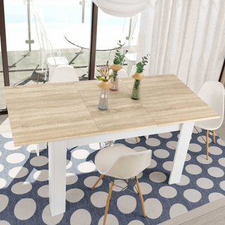 Mesa Comedor Kendra Extensible. Roble Canadian y