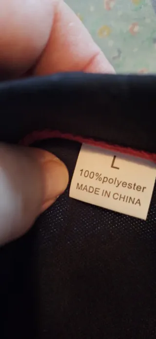 Polo nero uomo manica lunga