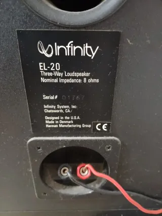 Altavoces Infinity Negros