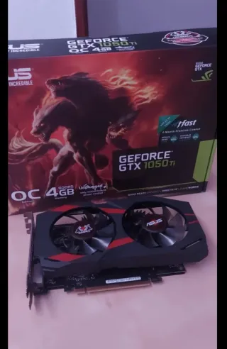 Tarjeta Gráfica ASUS GTX 1050 Ti OC 4GB