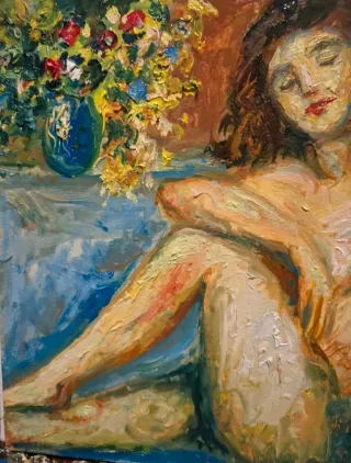 Quadro Madame - Pittura ad olio