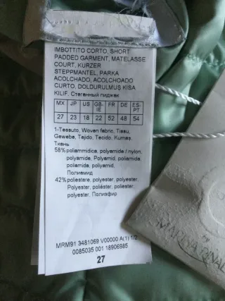 Piumino reversibile MARINA RINALDI Donna  IT 54