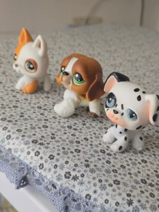 Set 3 Littlest Pet Shop Cani Hasbro
