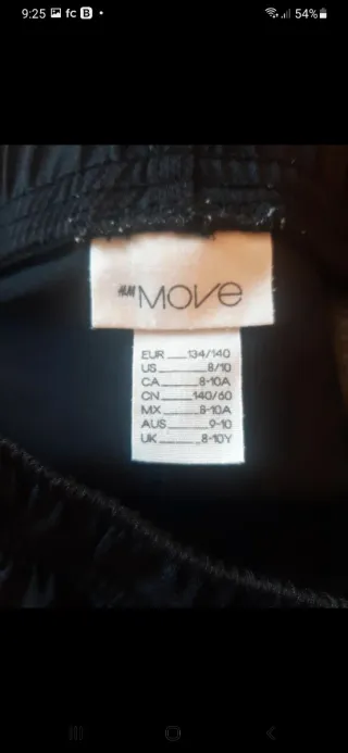 Pantalón deportivo negro doble