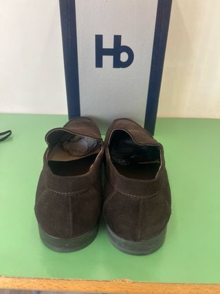 Mocassini uomo camoscio Botticelli marrone