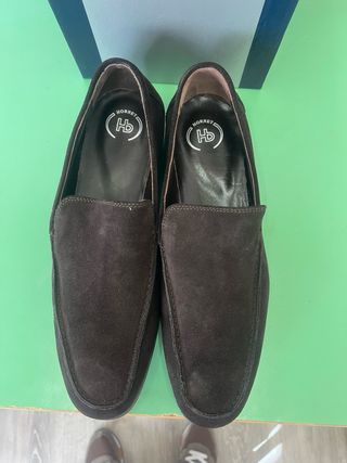 Mocassini uomo camoscio Botticelli marrone