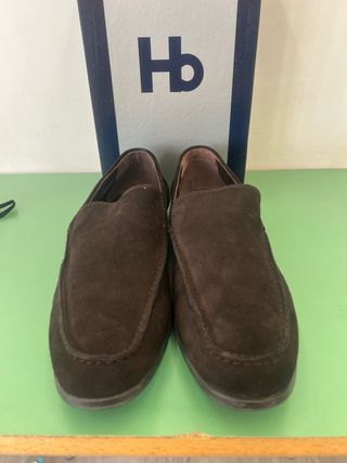 Mocassini uomo camoscio Botticelli marrone