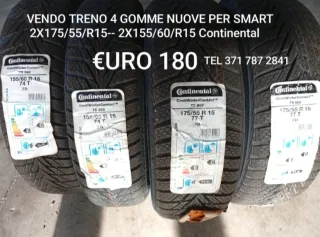 4 Gomme Invernali Nuove ContinentalxSmart 450-451