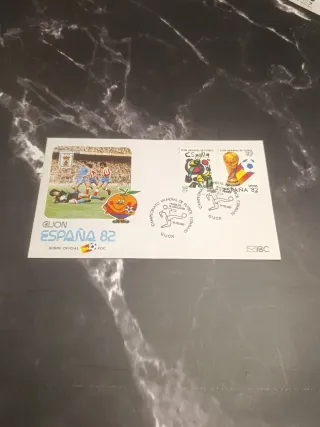 Lote Sporting Gijón España 82 - fútbol retro