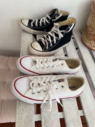 Converse Blancas y Negras