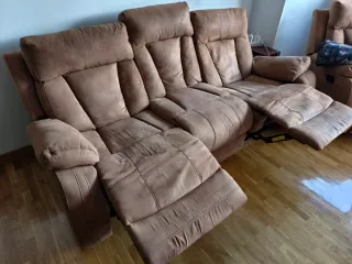 Sofá 3 plazas relax reclinable