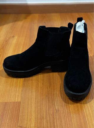 Botas plataforma negras mujer Talla 38