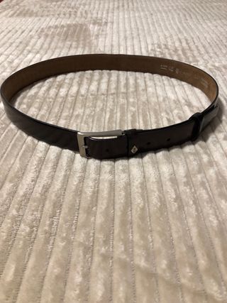 Cinturón Lottusse Piel Burdeos Talla 90