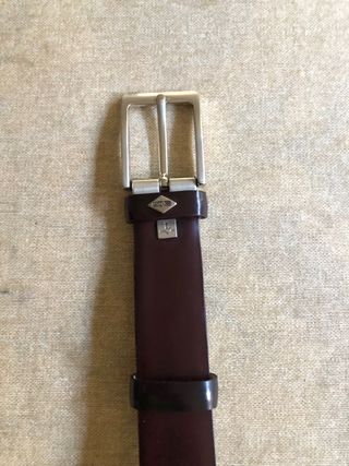 Cinturón Lottusse Piel Burdeos Talla 90