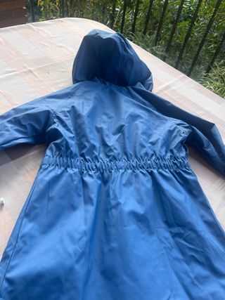 Impermeable niña azul y rosa talla 7/8