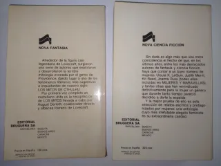 9 LIBROS DE CIENCIA FICCIÓN, FANTASÍA Y TERROR.