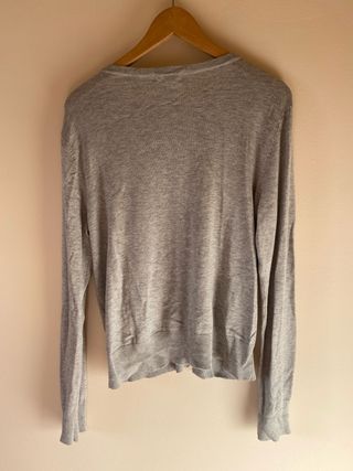 Jersey H&M botones gris Talla L