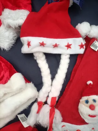 Cappello Babbo Natale e Guanti Rossi