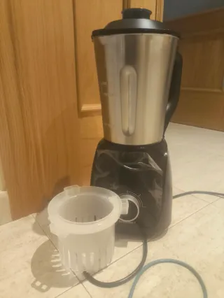 Batidora de vaso con función cocción