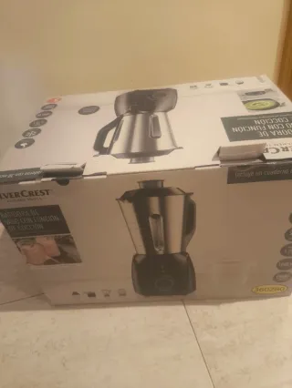 Batidora de vaso con función cocción