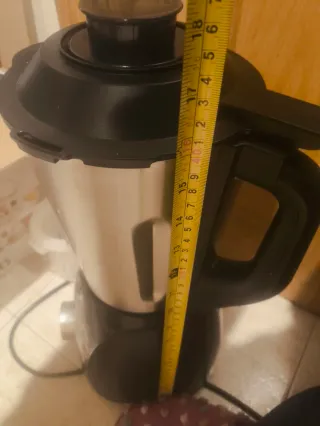 Batidora de vaso con función cocción