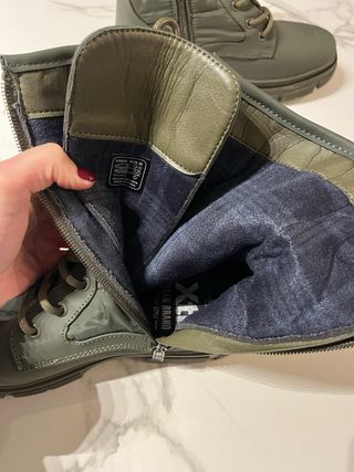 Botas militares verdes