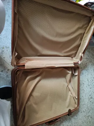 Maleta de cuero vintage