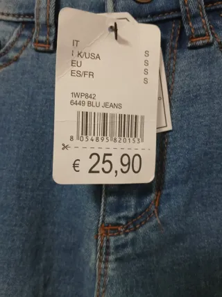 Jeans Tezenis donna vita alta con paillettes