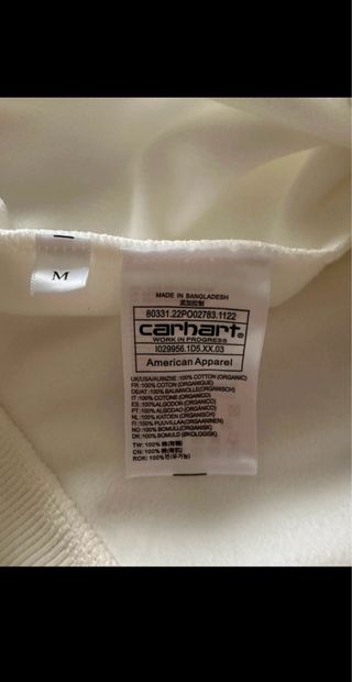Sweatshirt Carhartt WIP Branco Tamanho M