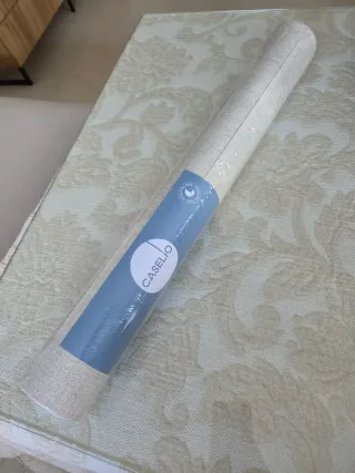 Papel pintado textil beige