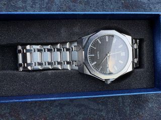 Reloj PUL TIME Negro y Plateado