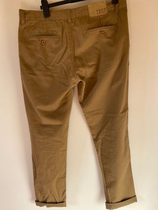 Pantalones Chinos Hombre Marrones