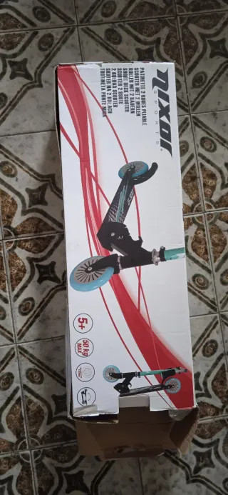 Patinete infantil 2 ruedas 5+ años 50kg