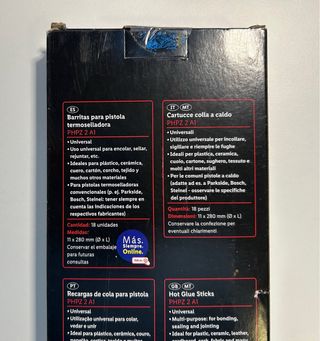 Barritas para pistola termoselladora Parkside