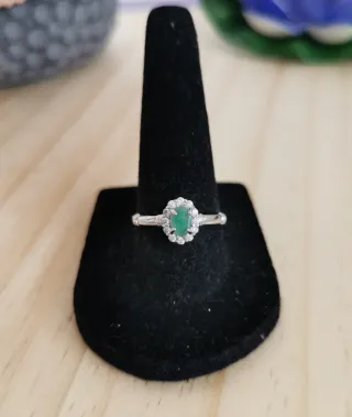 Anillo Aventurina Verde, Suerte y Prosperidad