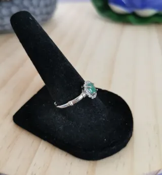 Anillo Aventurina Verde, Suerte y Prosperidad