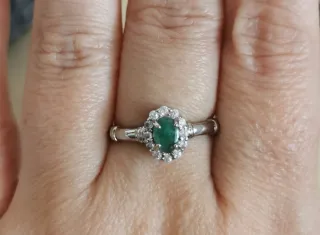 Anillo Aventurina Verde, Suerte y Prosperidad