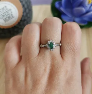 Anillo Aventurina Verde, Suerte y Prosperidad