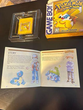 Pokémon Yellow Version Game Boy Inglés