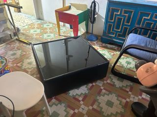 Set di 4 poltrone vintage + tavolino