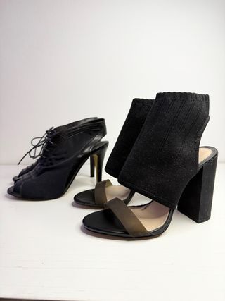Lote Zapatos Tacón Paco Herrero y Zara Talla 38