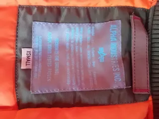 Chaqueta Bomber Alpha Industries Talla XS