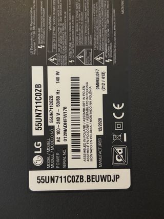 Smart TV LG 55 Negra