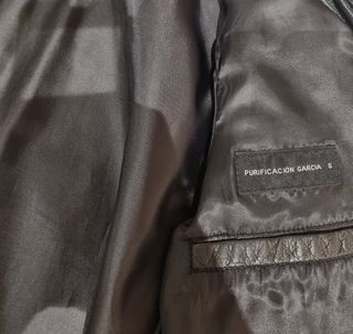 Cazadora Cuero Purificación García Talla S