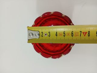 Antica Ciotola Posacenere Soprammobile in Vetro Ro