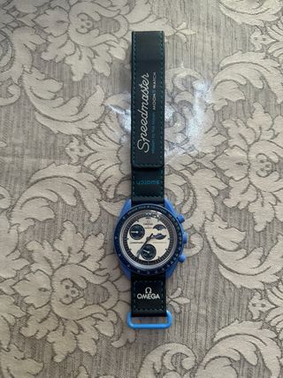 Omega Swatch Mission to the Super Blue MoonPhase