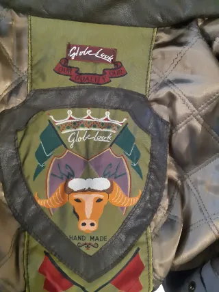 Parka vintage T:54. Piel y lana