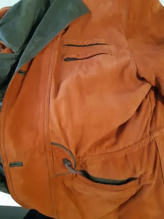 Parka vintage T:54. Piel y lana