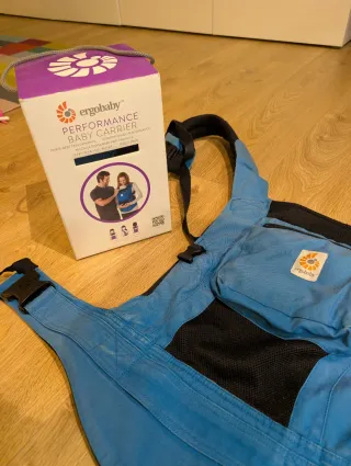 Mochila Portabebés Ergobaby Performance Azul